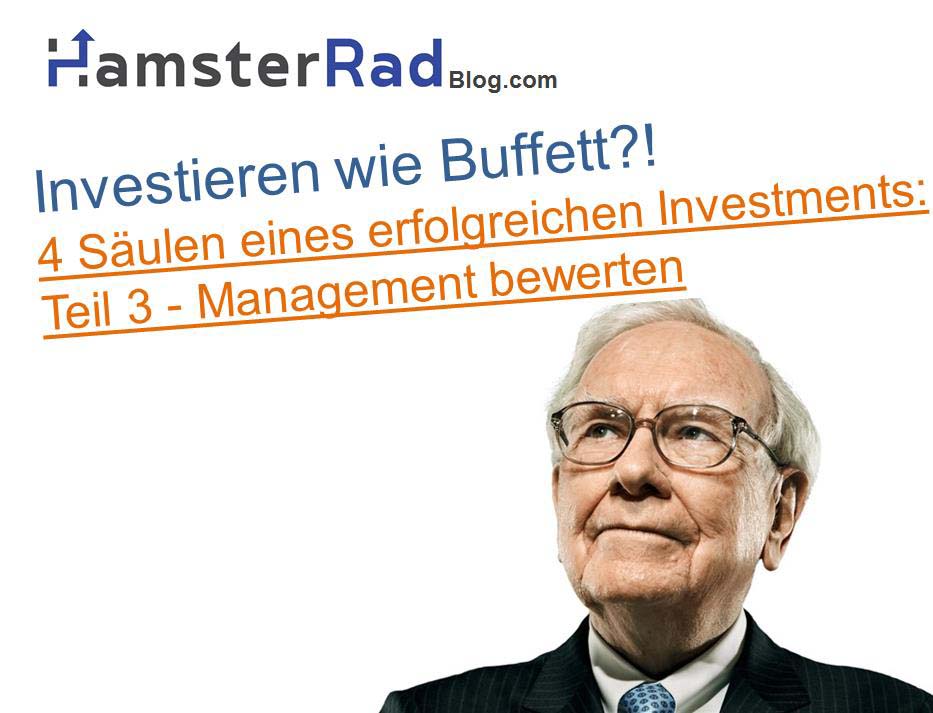 Jeder Investor sollte ein Management bewerten.